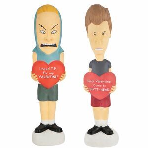 Beavis and Butt-Head Valentines Day Blow Mold LED Lighted Decor New 2026 Gemmy